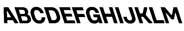 UniforaStandard BoldRetalic Instance Font UPPERCASE