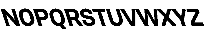 UniforaStandard BoldRetalic Font UPPERCASE