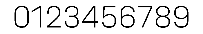 UniforaStandard Extralight Instance Font OTHER CHARS