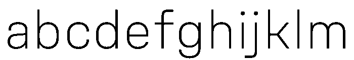 UniforaStandard Extralight FONT
