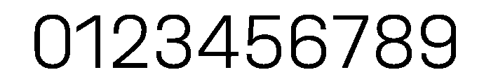 UniforaStandard Light Instance Font OTHER CHARS