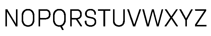 UniforaStandard Light Instance Font UPPERCASE