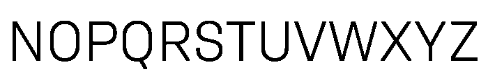 UniforaStandard Light Font UPPERCASE
