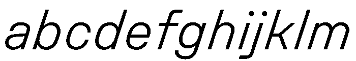 UniforaStandard LightItalic FONT