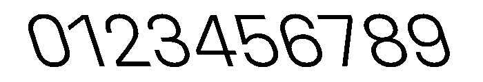 UniforaStandard LightRetalic Instance Font OTHER CHARS