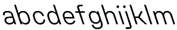 UniforaStandard LightRetalic FONT