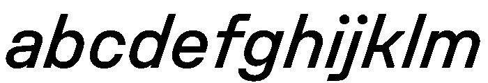 UniforaStandard MediumItalic FONT