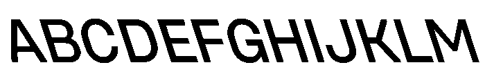 UniforaStandard MediumRetalic Font UPPERCASE