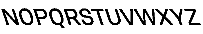 UniforaStandard MediumRetalic Font UPPERCASE