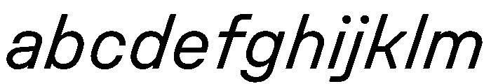 UniforaStandard RegularItalic Instance FONT