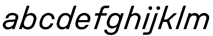UniforaStandard RegularItalic FONT