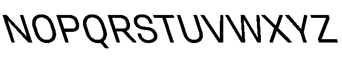 UniforaStandard RegularRetalic Instance Font UPPERCASE