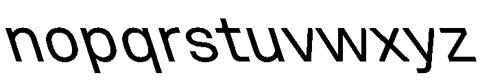 UniforaStandard RegularRetalic Instance Font LOWERCASE