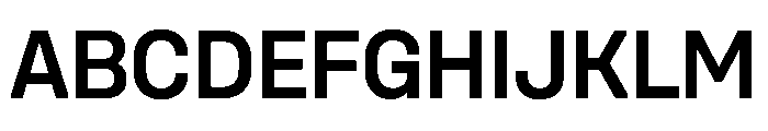 UniforaStandard Semibold Font UPPERCASE