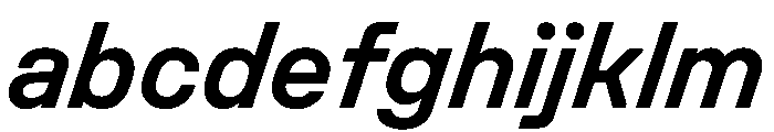 UniforaStandard SemiboldItalic Instance FONT