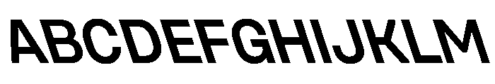 UniforaStandard SemiboldRetalic Instance Font UPPERCASE