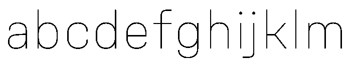 UniforaStandard Thin FONT