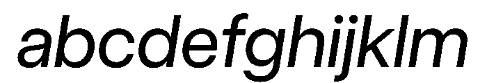 UniversalSansDisplay Italic FONT