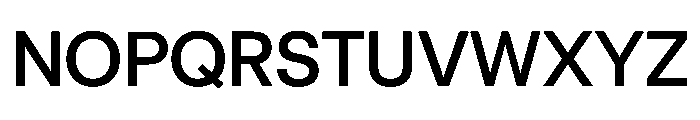 UniversalSansDisplay Medium Font UPPERCASE