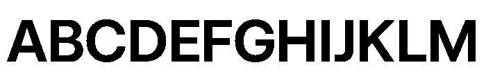 UniversalSansDisplay SemiBold Font UPPERCASE