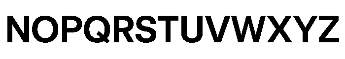 UniversalSansDisplay SemiBold Font UPPERCASE
