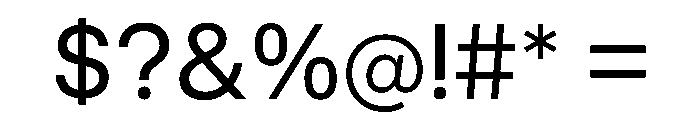 UniversalSansDisplay Font OTHER CHARS