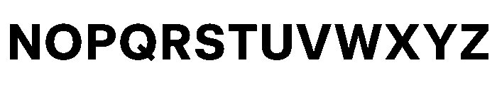 UniversalSansText Bold Font UPPERCASE