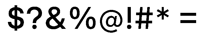 UniversalSansText Medium Font OTHER CHARS