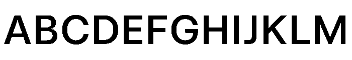 UniversalSansText Medium Font UPPERCASE