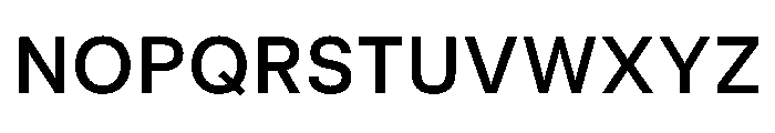 UniversalSansText Medium Font UPPERCASE