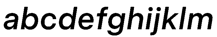UniversalSansText MediumItalic FONT