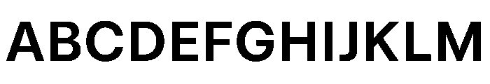 UniversalSansText SemiBold Font UPPERCASE