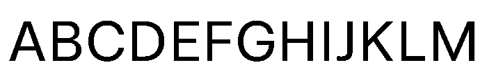 UniversalSansText Font UPPERCASE