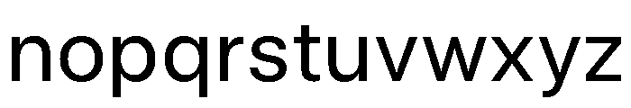 UniversalSansText Font LOWERCASE