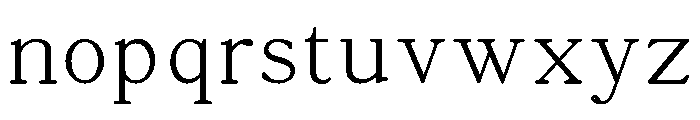 Untitled1 Font LOWERCASE