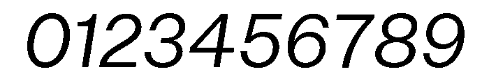 UntitledSansVF Italic Font OTHER CHARS