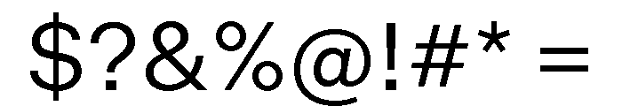 UntitledSansVF Roman Font OTHER CHARS