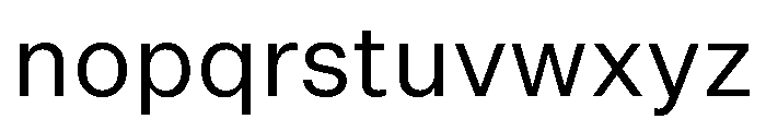 UntitledSansVF Roman Font LOWERCASE
