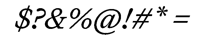 UntitledSerifVF Italic Font OTHER CHARS