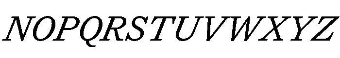 UntitledSerifVF Italic Font UPPERCASE