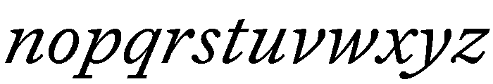 UntitledSerifVF Italic Font LOWERCASE