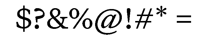 UntitledSerifVF Roman Font OTHER CHARS