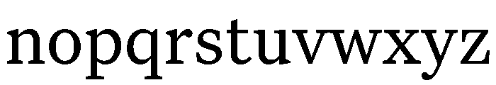 UntitledSerifVF Roman Font LOWERCASE