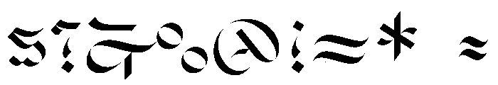 Unzyale Large Font OTHER CHARS