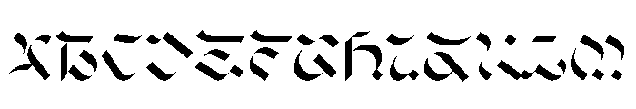 Unzyale Large Font UPPERCASE