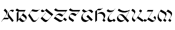 Unzyale Medium Font UPPERCASE