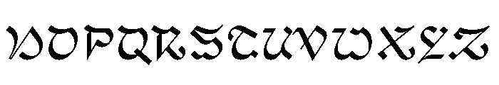 Unzyale Small Font LOWERCASE