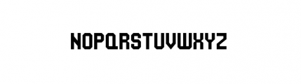 UNDA Series 2 Angle Font UPPERCASE