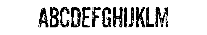 Unboring Regular Font UPPERCASE