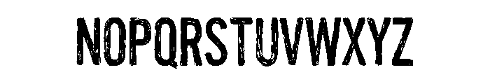 Unboring Regular Font LOWERCASE